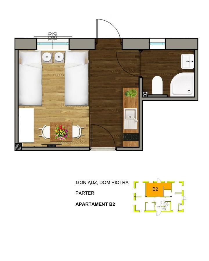 Ferienwohnung Dom Piotra Goniądz Exterior foto
