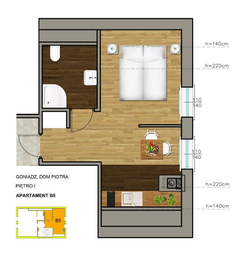 Ferienwohnung Dom Piotra Goniądz Exterior foto